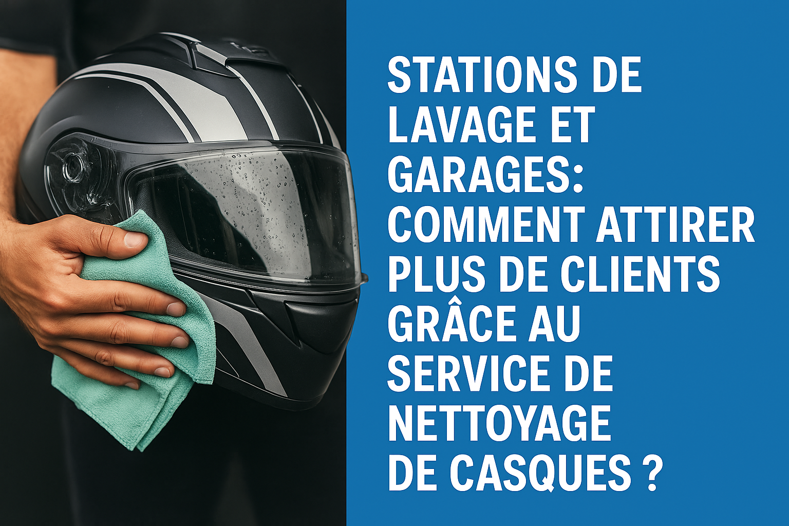 Station de lavage et garage - Clean Ton Casque